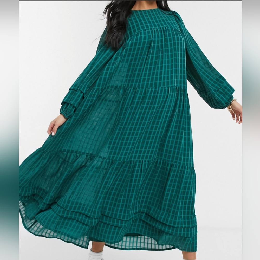 Petite oversized maxi dress